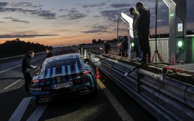 Porsche test Taycan op Nardo