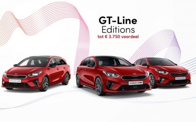 Kia lanceert 3 nieuwe GT-Line Editions