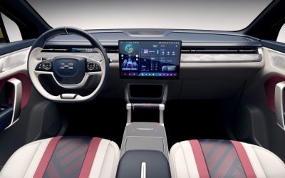 Aiways toont interieur U6